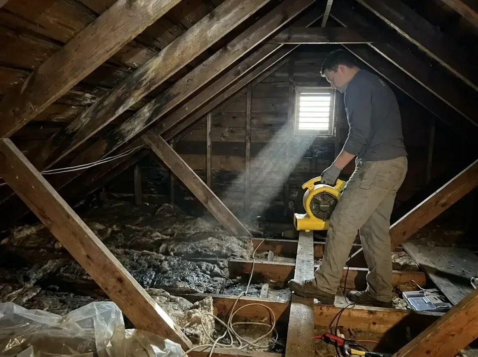 attic-water-damage-drying-proc-007 — frequently asked questions, Emergency Water Extraction & 24/7 Flood Response in Kendale…